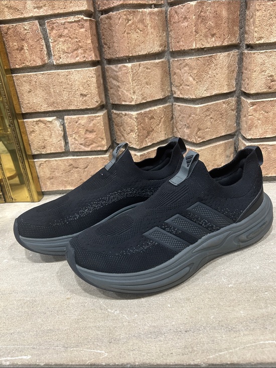 adidas Other - Adidas Cloudfoam Cuxxion Sock HP3454 Core Black / Carbon Slip on Men’s size 11